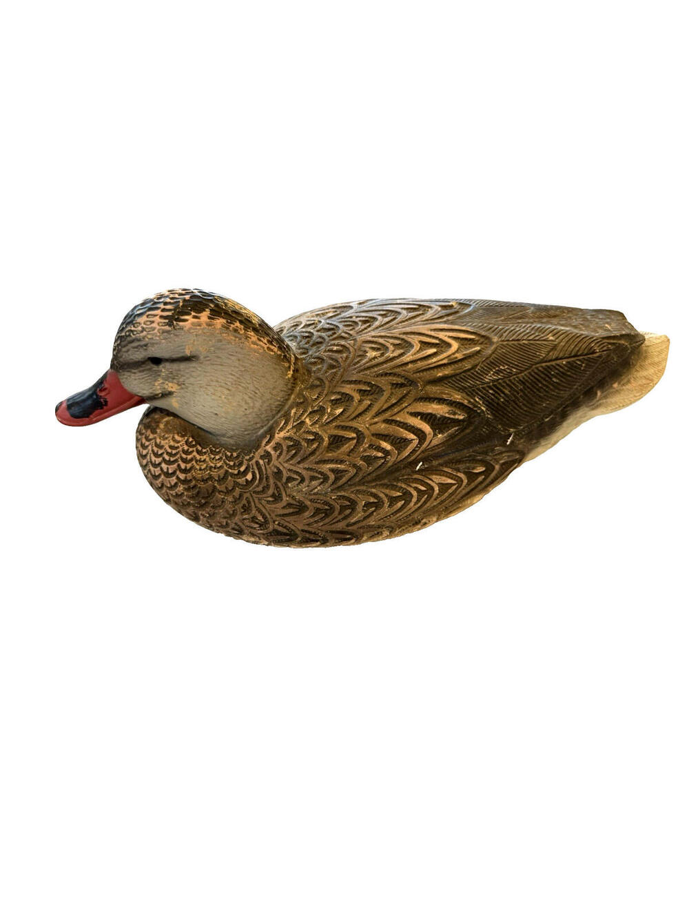 Vintage Large 15 in Plastic Duck Decoy, country, cottagecore, grandmacore